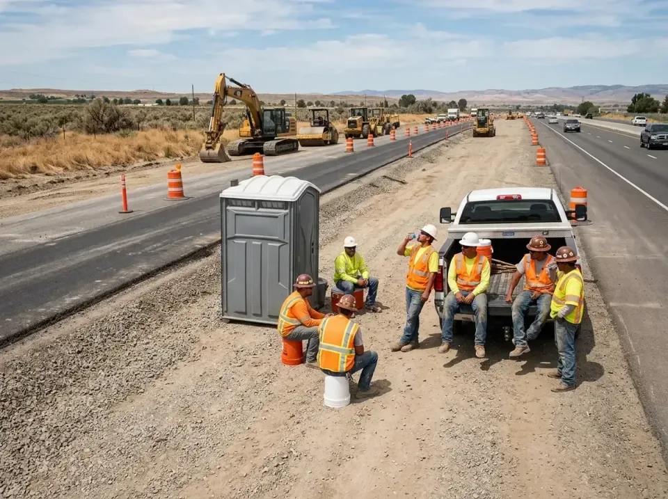 highway-road-construction-crew-007 — frequently asked questions, Porta Potty and Restroom Rentals in Woodland, CA